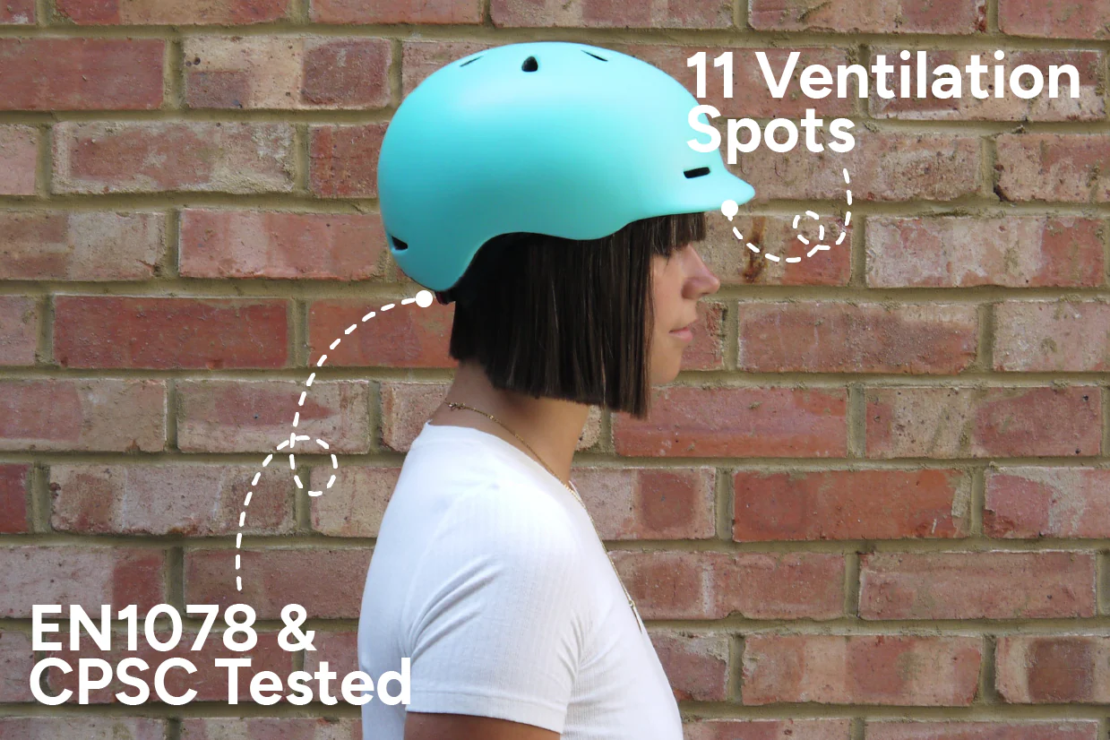 Metric Bike Helmet Matte Green - Image 3