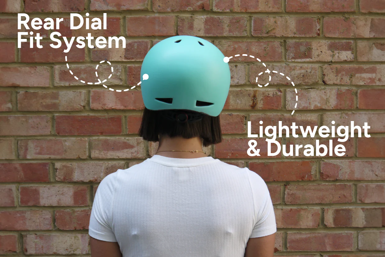 Metric Bike Helmet Matte Green - Image 4