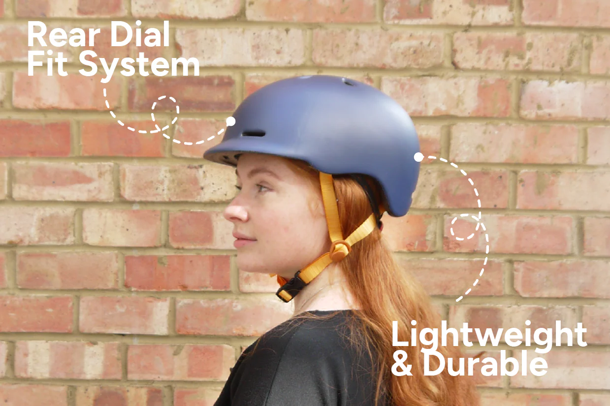 Metric Bike Helmet Matte Blueberry - Image 4