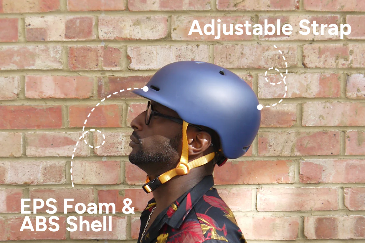 Metric Bike Helmet Matte Blueberry - Image 5