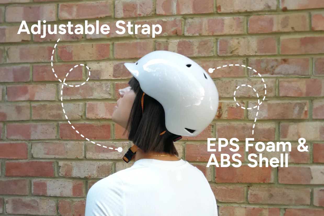 Metric Bike Helmet Gloss Pebble - Image 5