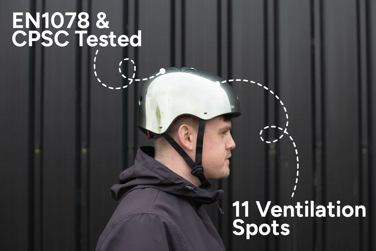 Mirror Mirror Bike Helmet Chrome - Image 3