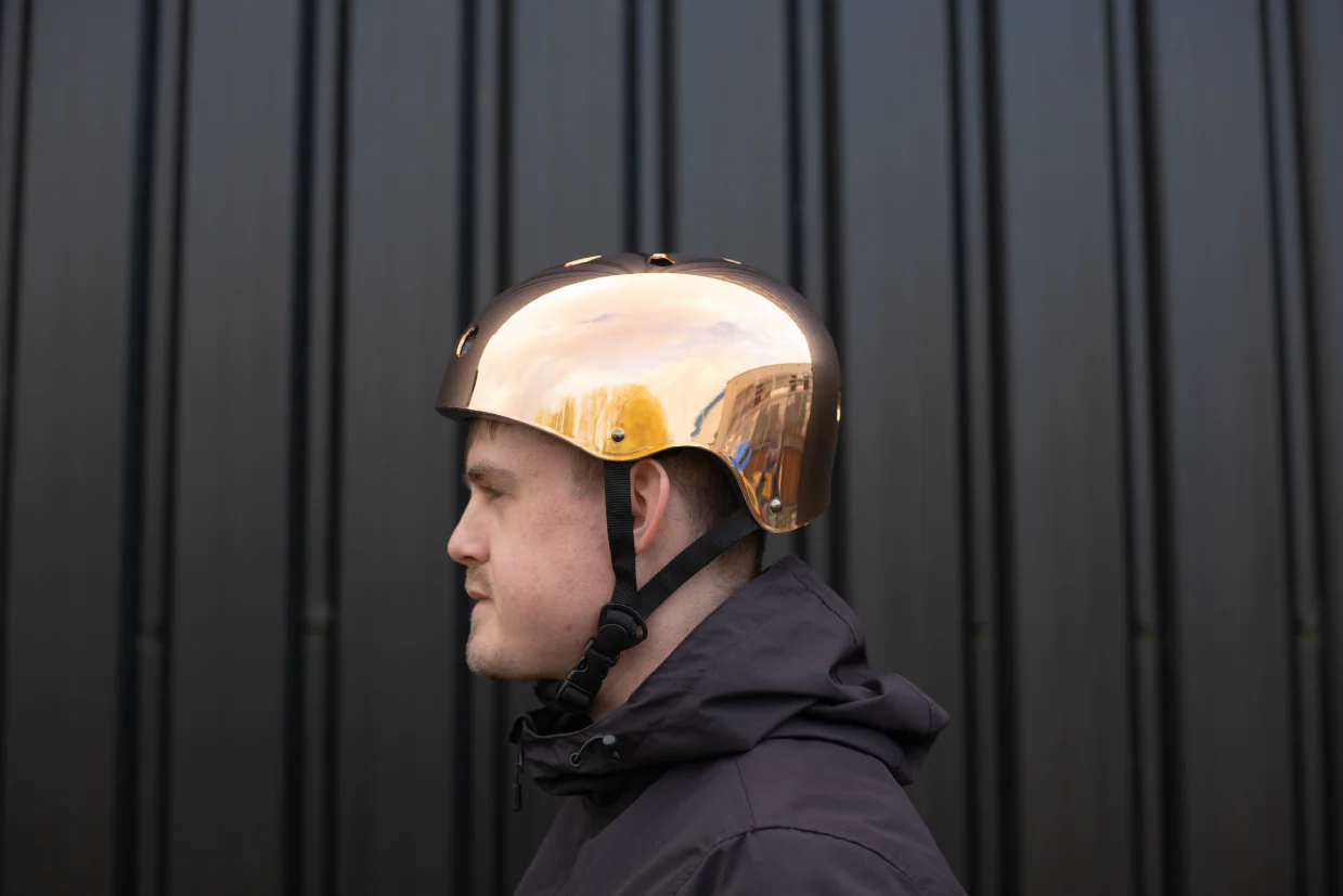 Mirror Mirror Bike Helmet Rose Gold Copper - Image 6