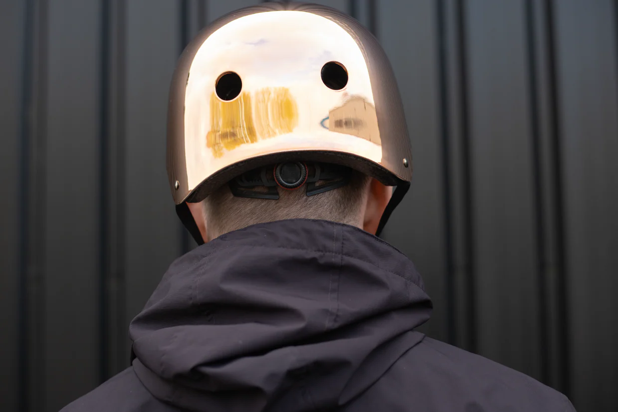 Mirror Mirror Bike Helmet Rose Gold Copper - Image 7