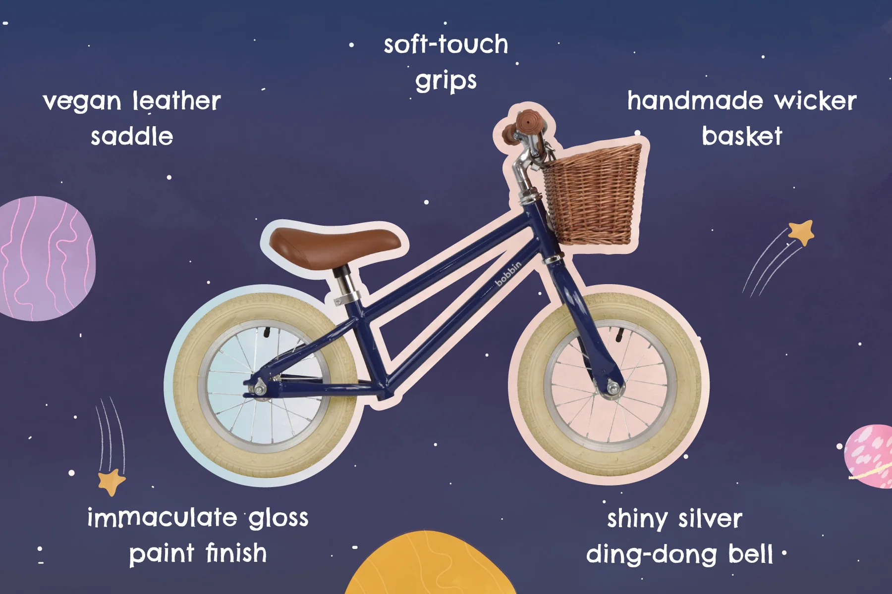 Moonbug 12" Balance Bike - Image 4