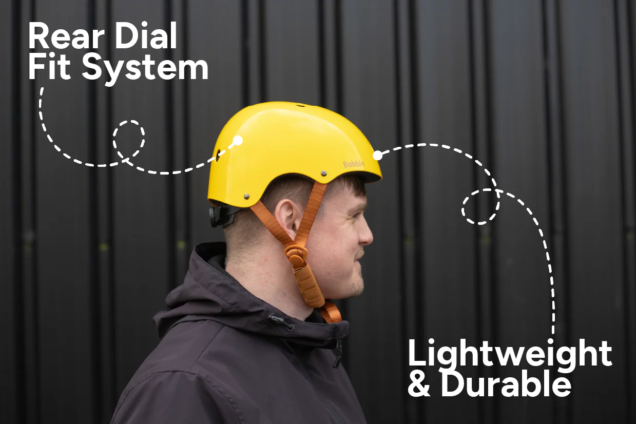 Starling Bike Helmet Yellow - Image 4